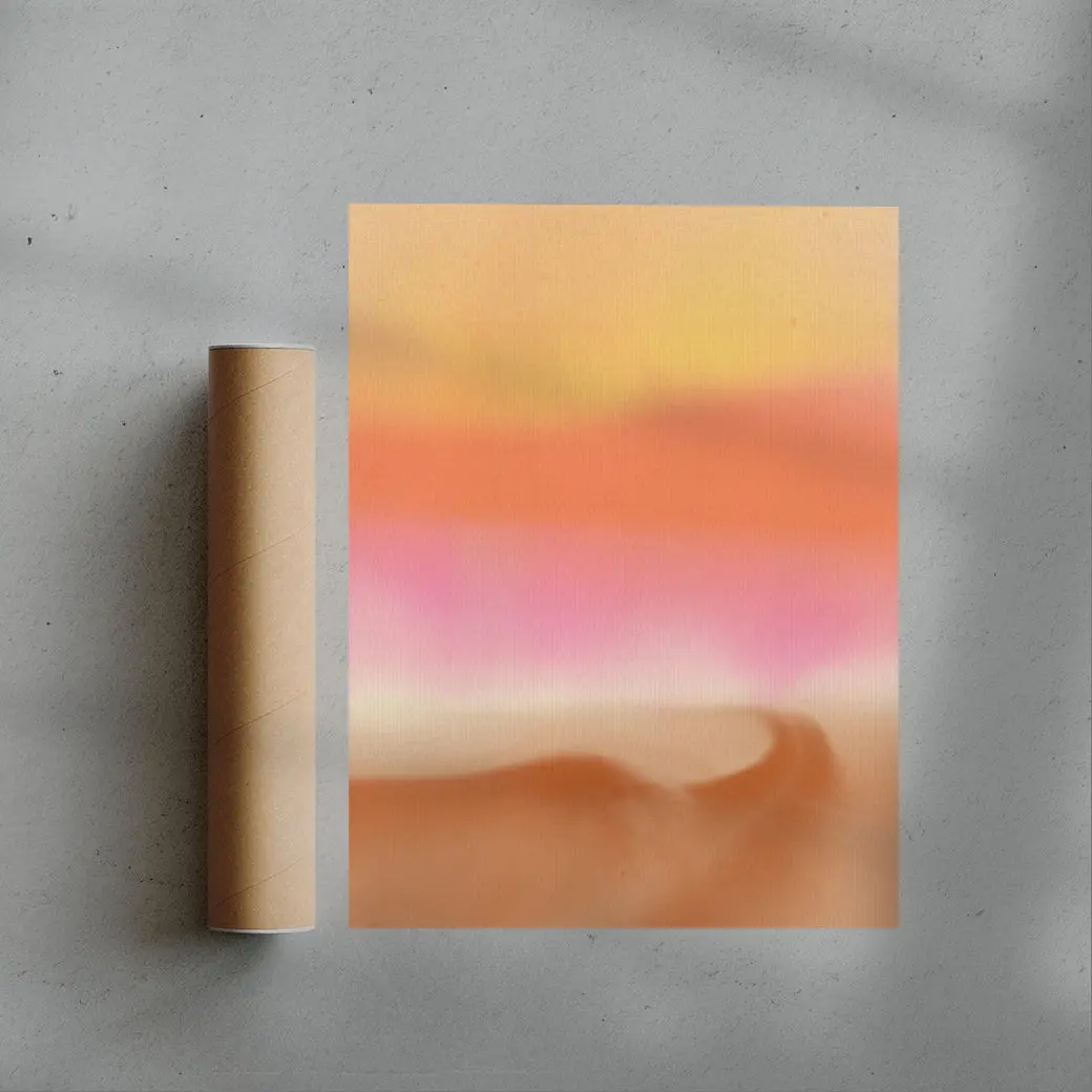 Dreamy abstract landscape in pastel and neon colors - Image 3
